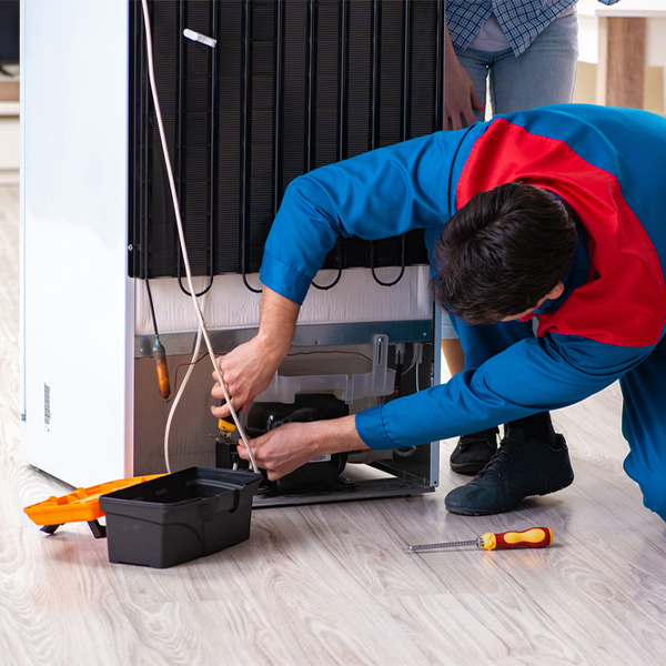 how much do you charge for refrigerator repair services in Santa Anna Illinois